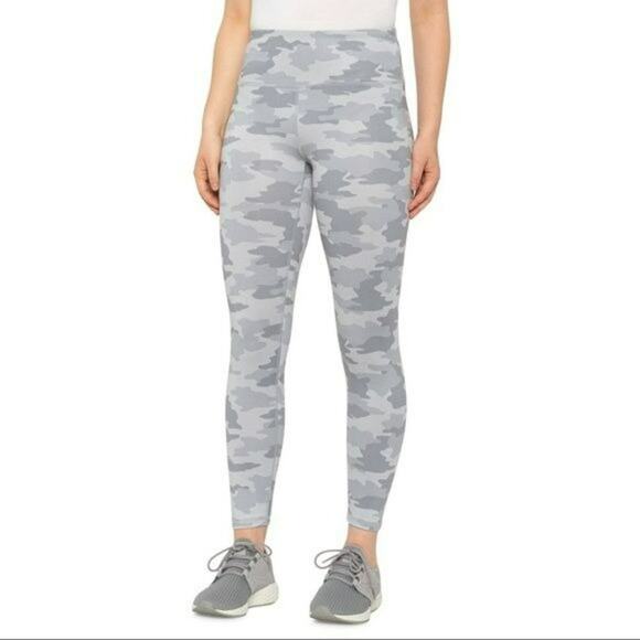 Kyodan Legging Women's Grey Camo High Waisted Workout Gym Wear Medium - Picture 5 of 5